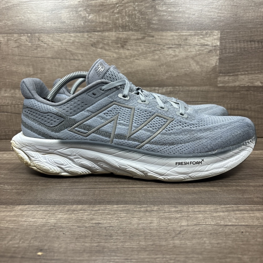 New Balance Fresh Foam X 1080 v13 Gray Blue Mens Size 11.5 M1080G13 Running Shoe